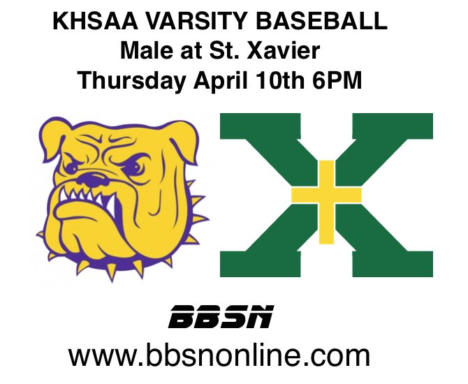 Male High School @ Saint Xavier Varsity Baseball episode artwork
