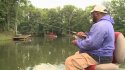 Fishing for bass with John Mason