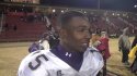 Bowling Green Purples Jr. RB Blake Pillow after 14-13 victory over John Hardin