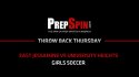 Girls High School Soccer - University Heights at East Jessamine - Throw Back Thursday