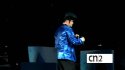 UK Hoops coach Matthew Mitchell performs as Bruno Mars at Big Blue Madness