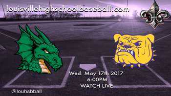 KHSAA Varsity Baseball South Oldham @ Male 5-17-17 6PM