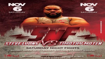 Saturday Night Fights - Pro Boxing | Louisville, KY 11/06/21 8:00PM