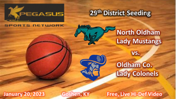 KY Girls HS Basketball - North Oldham vs. Oldham Co. 5:30 pm ET 1-20-23 (Pegasus Sports Network)