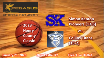 KY HS Boys Basketball - Simon Kenton vs. Collins 1-21-23 1:30 pm (Pegasus Sports Network)